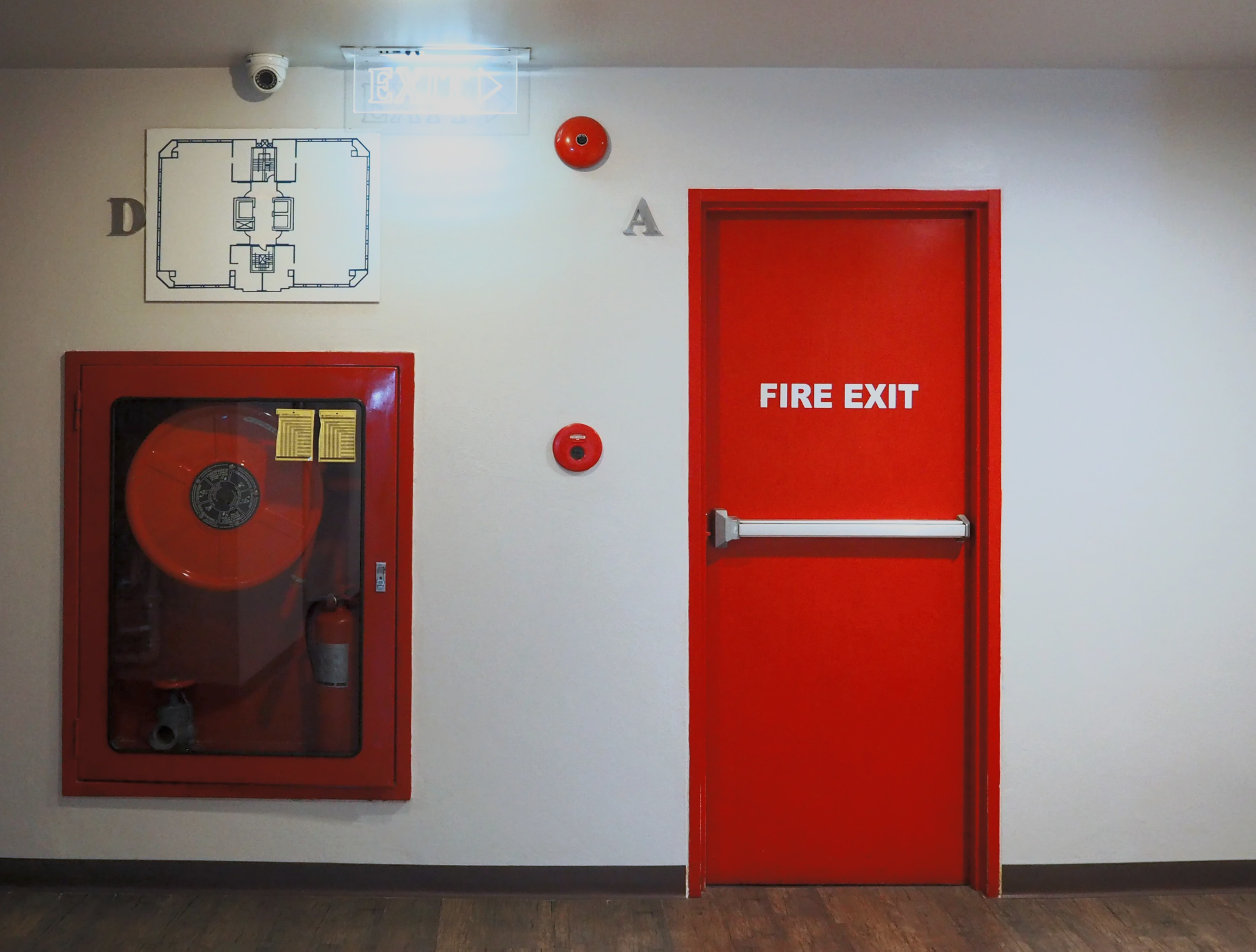 Code-compliant commercial fire protection installation