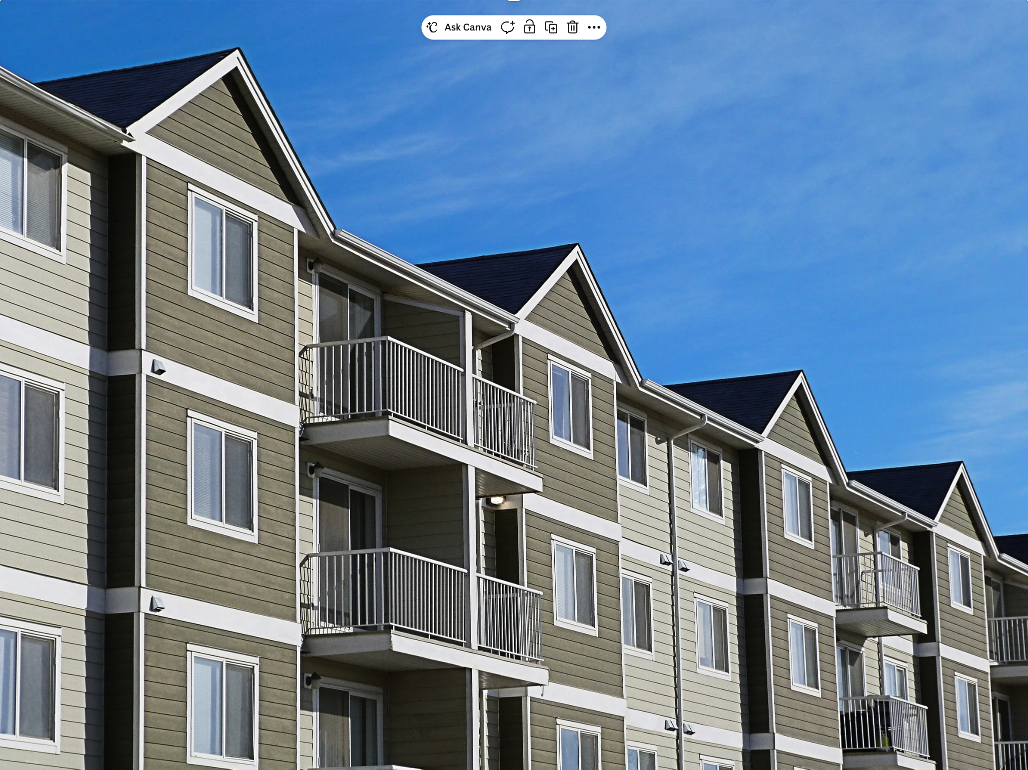 Apartment complex building